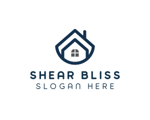 Blue Bowl House logo design