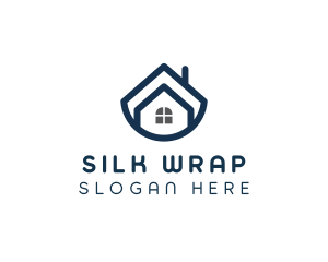 Blue Bowl House logo design