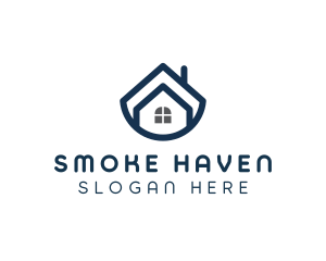 Blue Bowl House logo design