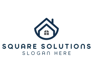 Blue Bowl House logo design