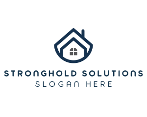 Blue Bowl House logo design