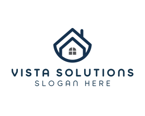 Blue Bowl House logo design