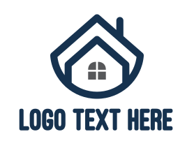 Airbnb - Blue Bowl House logo design