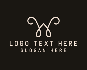 Letter W - Minimalist Fashion Studio logo design