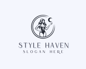 Feminine - Salon Feminine Woman logo design