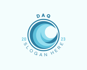 Ocean Sea Wave Logo