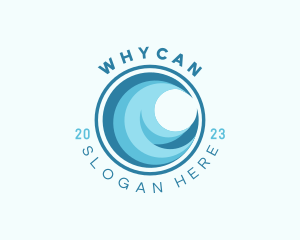 Ocean Sea Wave Logo