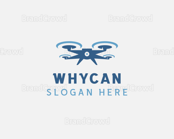 Drone Camera Quadcopter Logo