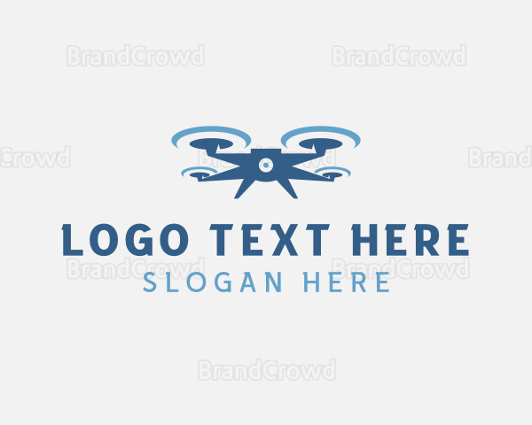 Drone Camera Quadcopter Logo