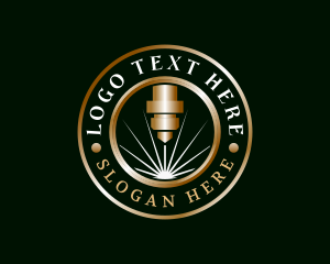 Premium Laser Machine Logo