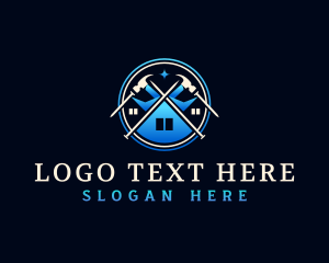 Hammer - Roof Hammer Carpentry logo design