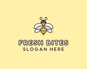 Yellow Honey Bee  Logo