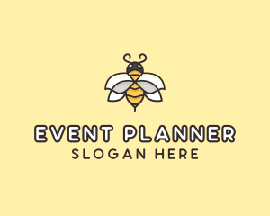 Yellow Honey Bee  Logo