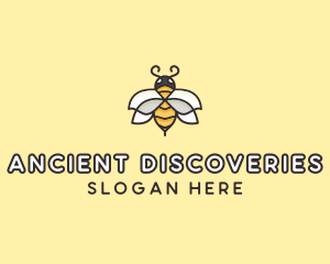 Yellow Honey Bee  logo design