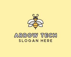 Yellow Honey Bee  logo design