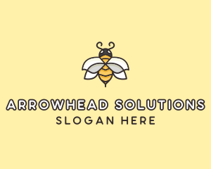 Yellow Honey Bee  logo design