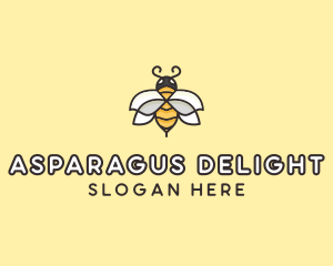 Yellow Honey Bee  logo design