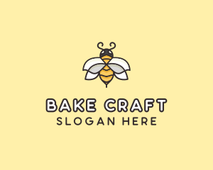 Yellow Honey Bee  logo design