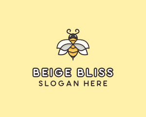 Yellow Honey Bee  logo design