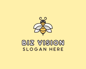 Yellow Honey Bee  logo design