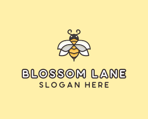 Yellow Honey Bee  logo design