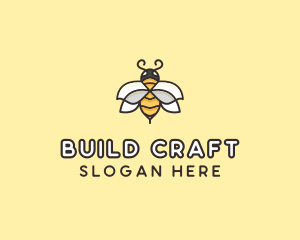 Yellow Honey Bee  logo design