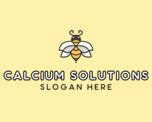 Yellow Honey Bee  logo design