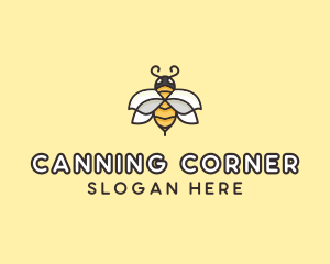 Yellow Honey Bee  logo design