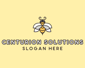 Yellow Honey Bee  logo design