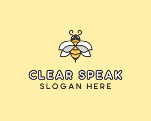 Yellow Honey Bee  logo design