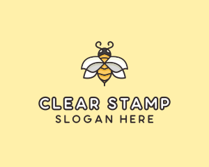 Yellow Honey Bee  logo design