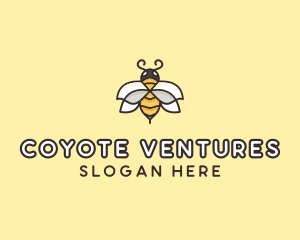 Yellow Honey Bee  logo design