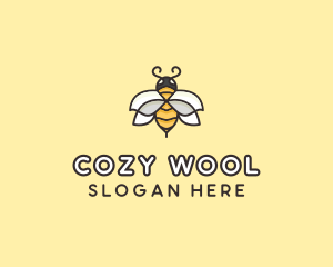 Yellow Honey Bee  logo design