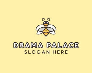 Yellow Honey Bee  logo design