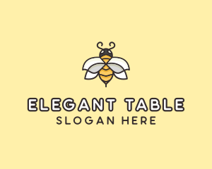 Yellow Honey Bee  logo design