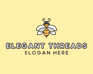 Yellow Honey Bee  logo design