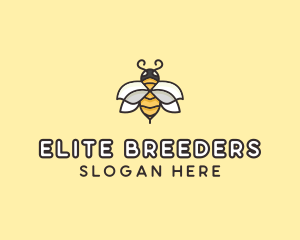 Yellow Honey Bee  logo design