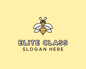 Yellow Honey Bee  logo design