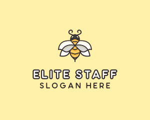 Yellow Honey Bee  logo design