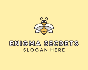 Yellow Honey Bee  logo design