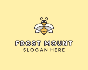 Yellow Honey Bee  logo design