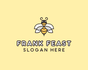 Yellow Honey Bee  logo design