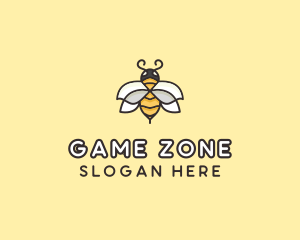 Yellow Honey Bee  logo design