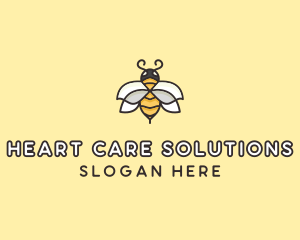 Yellow Honey Bee  logo design