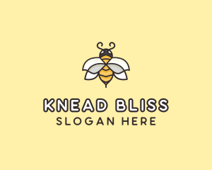 Yellow Honey Bee  logo design