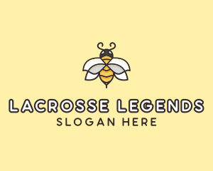 Yellow Honey Bee  logo design