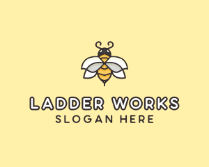 Yellow Honey Bee  logo design