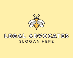 Yellow Honey Bee  logo design