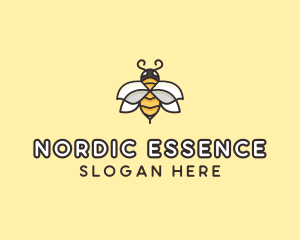 Yellow Honey Bee  logo design