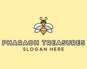 Yellow Honey Bee  logo design